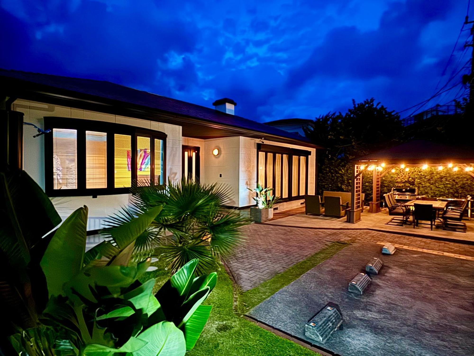 弓ヶ浜海水浴場徒歩1分! 一棟貸別荘! Yumigahama Beach House & Bbq! Minamiizu Exterior foto